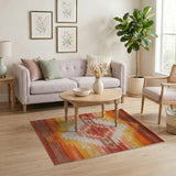 Vibrant Southwestern Diamond Pattern Area Rug