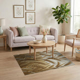 Yellow Golden Wheat Stalks Area Rug