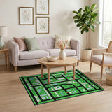 Multi-color and Patterns Kids Cartoon City Street Map Play Rug