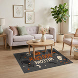 Welcome Boo Crew Halloween Area Rug
