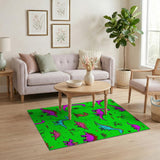 Vibrant Cartoon Dinosaur Adventure Area Rug
