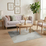 Abstract Area Abstract Beige Wave Area Rug