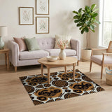 Heritage Tribal African Mask Motif Rug