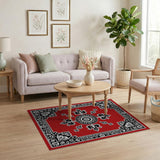 Red Ornate Medallion Ornate Red Persian Medallion Area Rug