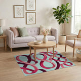 Infinity Ribbon Loop Area Rug