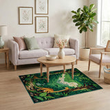 Dinosaur Jungle Adventure Kids Area Rug