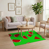 Multi-color and Patterns Fruit Pattern Watermelon Slices Fruit Pattern Area Rug