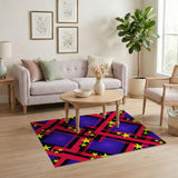 Vibrant Star Geometric Multi-Color Area Rug
