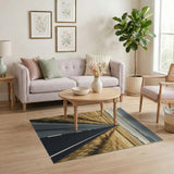 Endless Wheat Fields Highway Area Rug