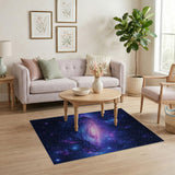 Multi-color and Patterns Cosmic Spiral Galaxy Area Rug