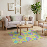 Whimsical Pastel Clouds Kids Area Rug