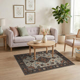 Intricate Traditional Persian Beige Area Rug