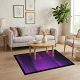 Purple Gradient Stripe Area Rug