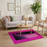 Pink Halftone Gradient Abstract Area Rug