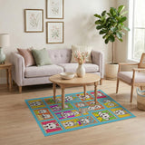 Cute Cartoon Puppy Portrait Gallery Area Rug