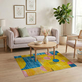 Vibrant Geometric Multi-Color No. 17 Area Rug