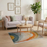 Radiant Arches Multi-Color Area Rug