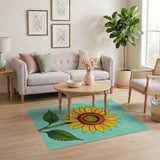 Vibrant Sunflower Area Rug