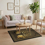 Celtic Tree of Life Golden Heritage Rug