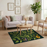Yellow Sunflower Wildflower Botanical Rug