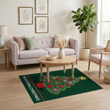 Traditional Christmas Tree Area Rug