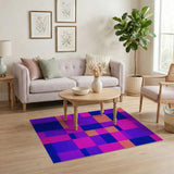 Geometric Modern Vibrant Geometric Patchwork Area Rug