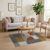 Geometric Modern Multi-Color Area Rug
