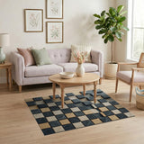 Geometric 3D Marble Cube Area Rug
