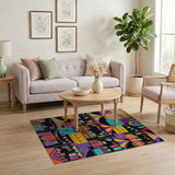 Vibrant Bazaar Market Area Rug