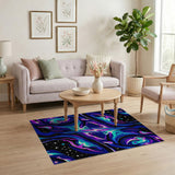 Abstract Area Cosmic Nebula Swirl Abstract Area Rug