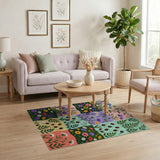 Wildflower Patchwork Area Rug