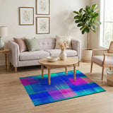 Vibrant Multi-Color Geometric Modern Multi-color and Patterns Area Rug