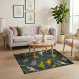 Cartoon Dinosaur Jungle Kids Area Rug