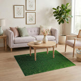 Lush Green Turf Area Rug