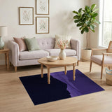 Purple Mountain Silhouette Area Rug