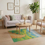 Whimsical Rolling Hills Winding Path Area Rug