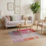 Geometric Modern Vibrant Geometric Abstract Area Rug