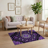 Heritage Tribal Purple Mandala Heritage Tribal Area Rug