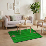 Soccer Field Play Area Rug