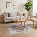 Heritage Tribal Mandala Round Rug