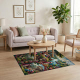 Rococo Garden Aristocracy Picnic Area Rug
