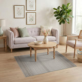 Beige Ombre Stripe Area Rug