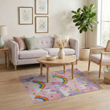 Magical Unicorn Rainbow Kids Rug
