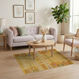 Heritage Tribal Yellow Yellow Heritage Tribal Geometric Area Rug