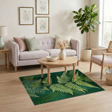 Emerald Fern Lush Area Rug