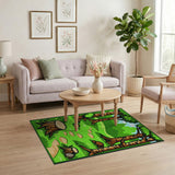 Whimsical Forest Path Kids Area Rug