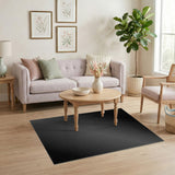Dark Grey Abstract Area Rug