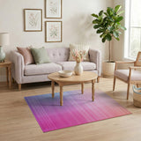 Sunset Ombre Striped Area Rug