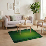 Lush Green Forest Canopy Area Rug