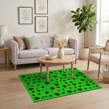 Festive Shamrock Clover Area Rug